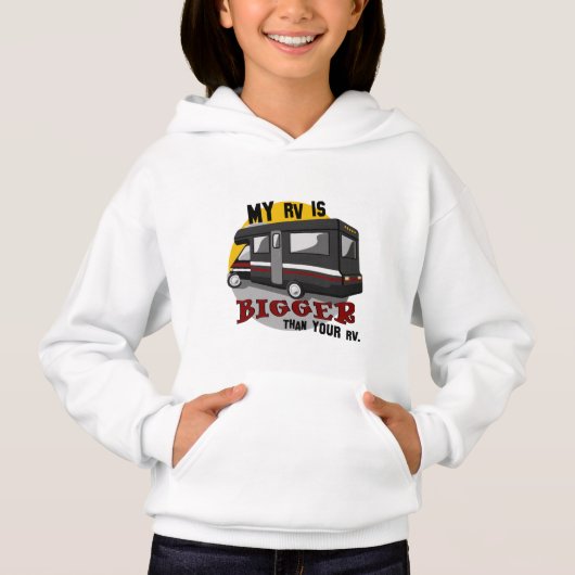 Funny RV Camping Kinder Hoodie Sweatshirt (Voorkant)