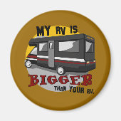 Funny RV Camping Magnet (Voorkant)