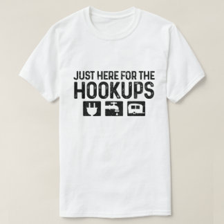 Funny RV Camping T-Shirt for Hookup Lovers