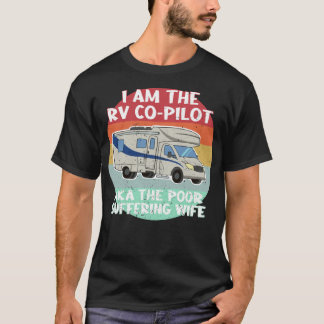 Funny RV Motorhome Co-Pilot gift voor vrouw T-shirt