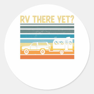Funny RV Natuur Lovers Camping Gift Ronde Sticker