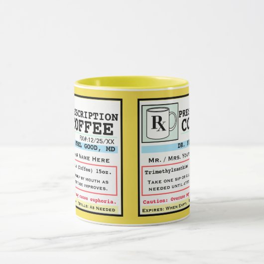 Funny RX Coffee Mok (Midden)