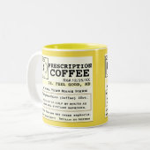 Funny RX Coffee Mok (Voorkant links)