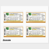 Funny RX Lucky's apotheek Rechthoekige Sticker (Vel)