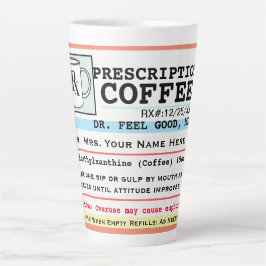 Funny RX Prescription Coffee Mok