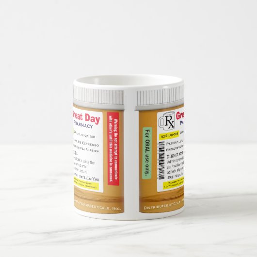 Funny RX Prescription Mok (Center)