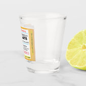 Funny RX Prescription Shot Glass Glas (Rechts)
