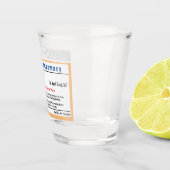 Funny RX Prescription Shot Glass Glas (Rechts)