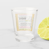 Funny RX Prescription Shot Glass Shot Glas (Achterkant)