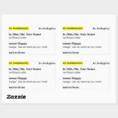 Funny rx recept rechthoekige sticker (Vel)