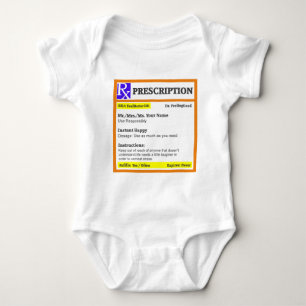 Funny rx recept romper