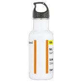 Funny rx recept waterfles  (Achterkant)