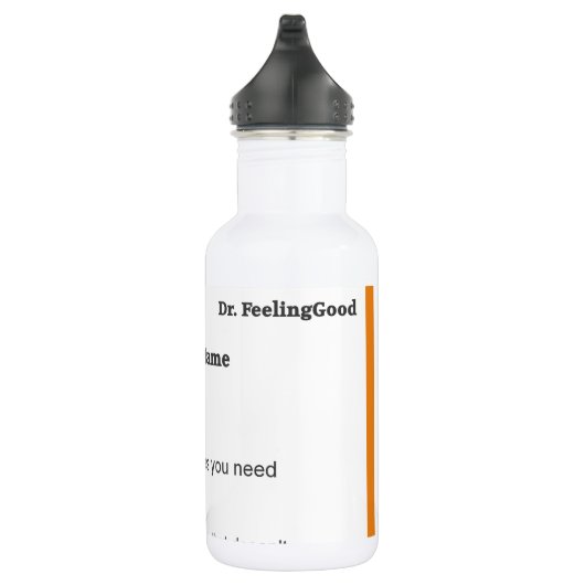 Funny rx recept waterfles  (Rechts)