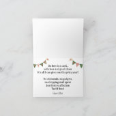 Funny Sad No Gift Due to Tariffs and Inflation Feestdagen Kaart (Binnen)