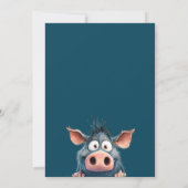 Funny Safari Animals 5th Birthday Card Kaart (Achterkant)