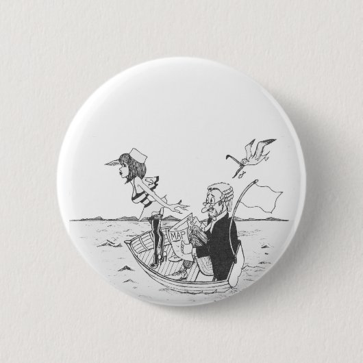 Funny Sailing Button (Voorkant)