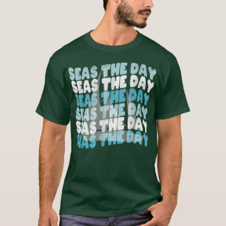 Funny Sailing Pun Zeeen overdag T-shirt