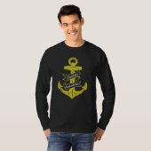 Funny Sailor Boat Kapitein Geweldige T-shirt (Voorkant volledig)
