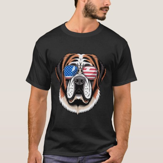Funny Saint Bernard Costume For Men Women St Berna T-shirt (Voorkant)