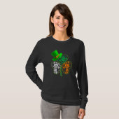 Funny Saint Patrick S Day Doctor Shamrock Pet Iris T-shirt (Voorkant volledig)