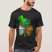 Funny Saint Patrick S Day Trucker Shamrock Pet Iri T-shirt (Voorkant)