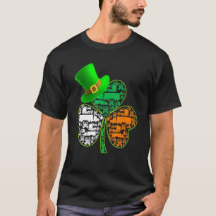 Funny Saint Patrick S Day Trucker Shamrock Pet Iri T-shirt