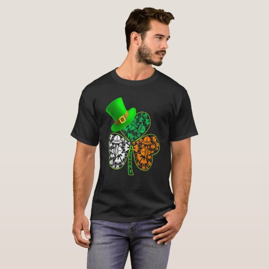 Funny Saint Patrick S Day Zoo Keeper Shamrock Pet T-shirt (Voorkant volledig)