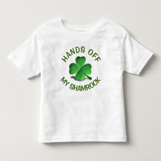 Funny Saint Patricks Day Green Shamrock Kinder Shirts (Voorkant)