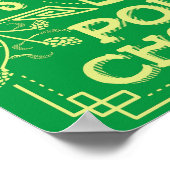 Funny Saint Patrick's Day Irish Beer Pour Choices Poster (Hoek)