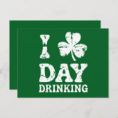 Funny Saint Patricks Day Party St Pats Funny Drink Briefkaart (Voorkant / Achterkant)