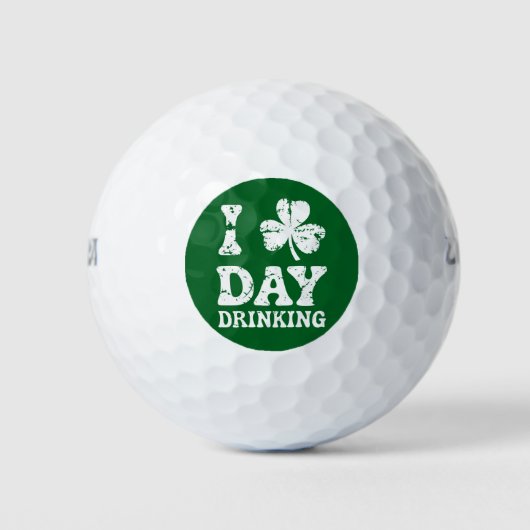 Funny Saint Patricks Day Party St Pats Funny Drink Golfballen (Voorkant)