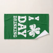 Funny Saint Patricks Day Party St Pats Funny Drink Handdoek (Handdoek)