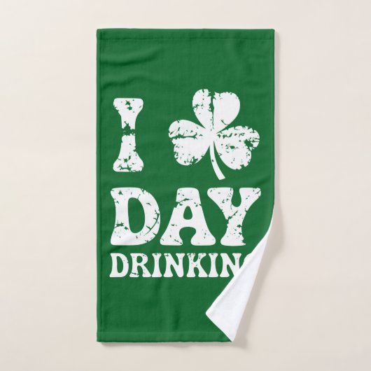 Funny Saint Patricks Day Party St Pats Funny Drink Handdoek (Handdoek)