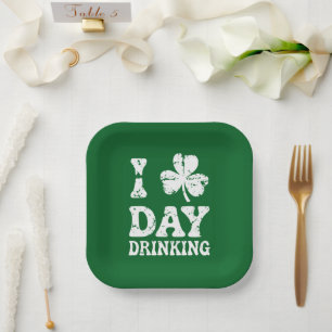 Funny Saint Patricks Day Party St Pats Funny Drink Papieren Bordje