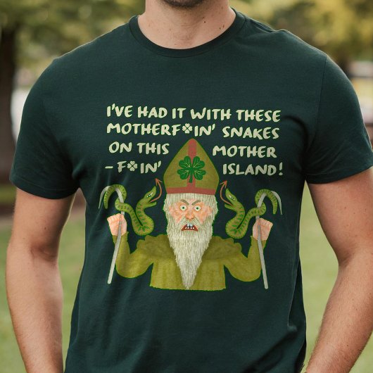 Funny Saint Patrick's Day Sakes Joke Green Irish T-shirt