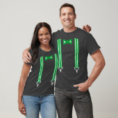 Funny Saint Patricks Day Shamrock Bow Stropdas T-shirt (Unisex)