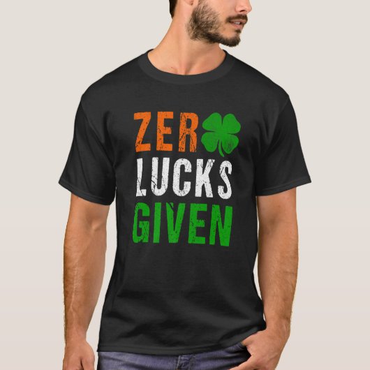 Funny Saint Patrick's Day Shamrock Irish T-shirt A (Voorkant)