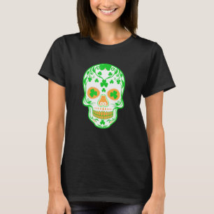 Funny Saint Patrick's Day Skull Decorate For Adult T-shirt