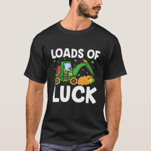 Funny Saint Patricks Day Truck Loads of Luck Shamr T-shirt