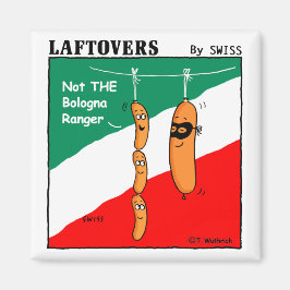 Funny Salami Bologna Magnet voor warme Hondenliefh
