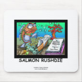 Funny Salman Rushdie Fish Muismat (Voorkant)