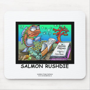 Funny Salman Rushdie Fish Muismat