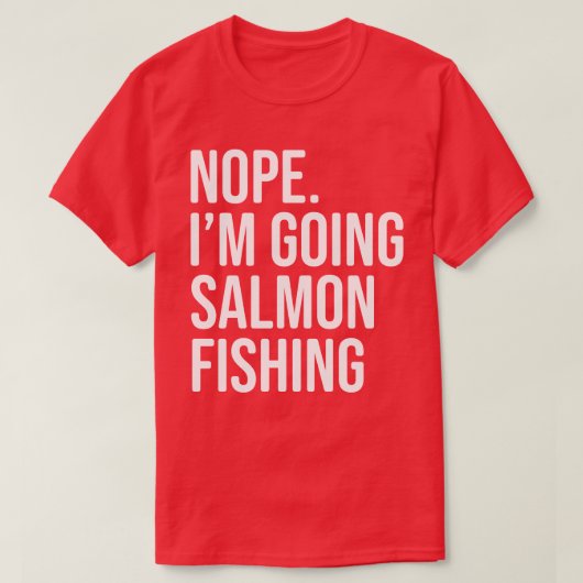 Funny Salmon Vist Shirt (Design voorkant)