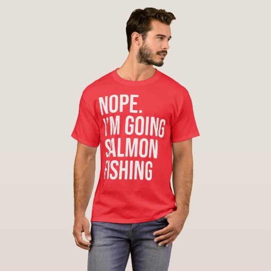 Funny Salmon Vist Shirt (Voorkant volledig)