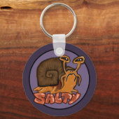 Funny "Salty" Snail-emote Sleutelhanger (Achterkant)