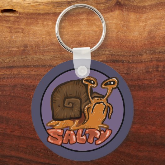 Funny "Salty" Snail-emote Sleutelhanger (Voorkant)