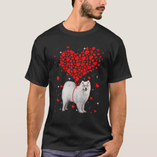 Funny Samoyed Dog Valentine Pet Puppy Dog Lover T-shirt