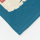 Funny Samurai Bigfoot Japanese Art Graphic Tee Ani Fleece Deken (Hoek)