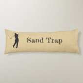 Funny Sand Trap Golf Design Leather Sport Bod Lichaamskussen (Voorkant)