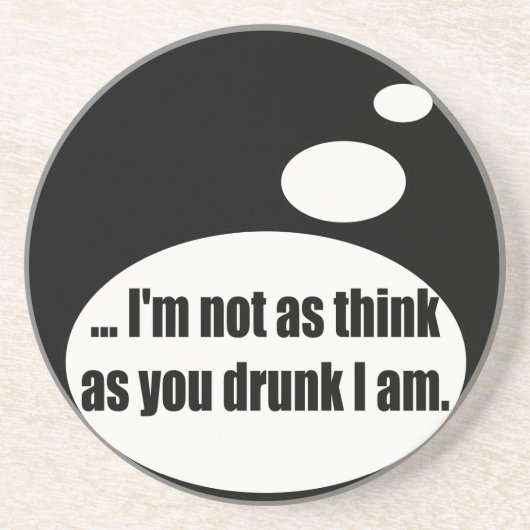 Funny Sandstone Onderzetter (Voorkant)